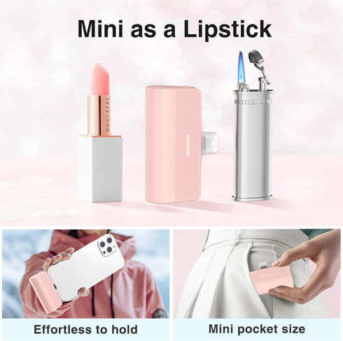 KKD Portable Charger for iPhone,MFi Certified with 5000mAh Small Power Bank Charging?Upgrade Portable Phone Charger Battery Pack Compatible with i...