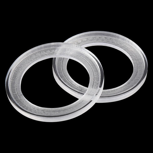 X AUTOHAUX 2Pcs Car Speaker Spacer Ring Mounting Spacer Plate for 2.5 Inch Speakers Acrylic 60mm ID Universaly...