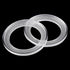 X AUTOHAUX 2Pcs Car Speaker Spacer Ring Mounting Spacer Plate for 2.5 Inch Speakers Acrylic 60mm ID Universaly...