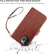 Bocasal for iPhone 11 Pro Wallet Case with Card Holder PU Leather Magnetic Detachable Kickstand Shockproof Wrist Strap Removable Flip Cover for iP...