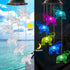 Elephant Waterproof LED Solar Powered Memorial Wind Chimes with Lights, Housewarming Gifts for Garden Outdoor Patio Yard Lawn Decor...