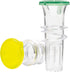 YZC Lemon Squeezer – 2-Pack Lemon-Juicer – BPA-Free Plastic Lime Juicer– Compact Juice Extractor Citrus Press with Lid – Squeeze Lime for Cocktail...