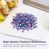 Flatback Crystal Rhinestones Round Gems for Nail Art and Craft Clothes Glue Fix, Fucshia AB (4.6-4.8mm) SS20/1440PCS...