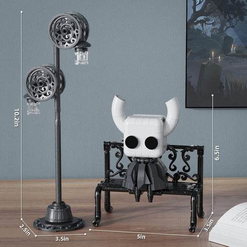 Knight Building Set, Hollow Popular Game Knight Action Figure Building Toy, Lighting Collectible Decoration Character Compatible with Lego, Gift f...
