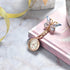 1-3 Pack Women Girl Butterfly Brooch Nurse Watch Pin-On with Secondhand Stethoscope Lapel Fob Pocket Badge Watches for Doctor Nurse Easy to Read...