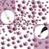 LPBeads 6400 Pieces Hotfix Rhinestones Lt Amethyst Flat Back 5 Mixed Sizes Crystal Round Glass Gems with Tweezers and Picking Rhinestones Pen...