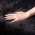 Ashler Faux Fur Rug, Black Area Rugs, Fluffy Sheepskin Fur Rug, Fuzzy Ultra Soft 2 x 6 Ft Rugs, Machine Washable Shag Rug, Nursery Throw Rugs for ...