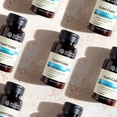 Nature's Sunshine Nutri-Calm - Herbal Stress Relief Supplement, Natural Relief for Adults, Happy Pills for Stress, Sleep & Mood Support, Mood Boos...