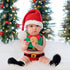 3Pcs Christmas Baby Bib Christmas Unisex Boy Girl Cotton Drooling Bibs with Adjustable Buttons Xmas Holiday Infant Toddler Food Bibs Keepsake Baby...