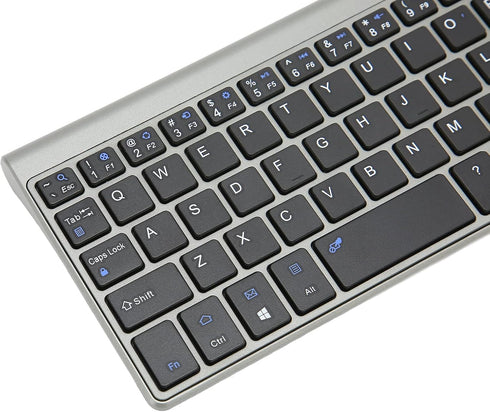Zyyini Keyboard Touchpad, 2 in 1 Portable Keyboard with Touchpad Numeric Keypad,QWERTY Layout Keyboard, for Notebooks, Computers...