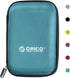 ORICO Hard Drive Case 2.5 inch External Drive Storage Carrying Bag Waterproof Shockproof with Inner Size 5.5x3.5x1.0inch for Organizing HDD and El...