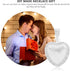 GLEAVI Heart Bezels 12 Set of Rhinestone Trays Pendant Sublimation Pendant Trays Heart Shape Double Sided Rhinestone Bezel Trays for Making Heart ...