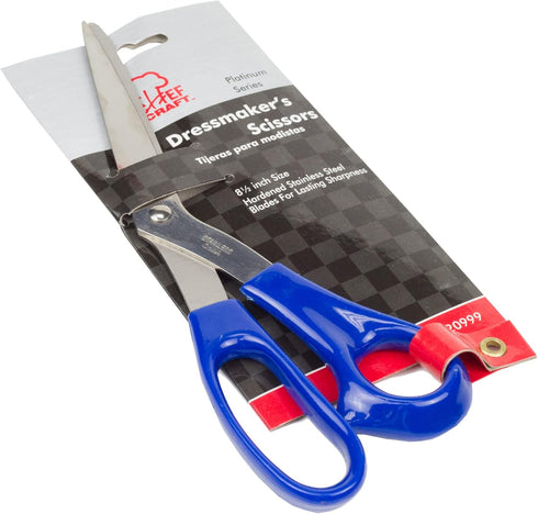 Chef Craft Dressmakers Stainless Steel Fabric Scissors, 8.5 inch, Blue...