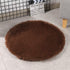 16 Inch Plush Dog Bed Mat Warm Fluffy Round Puppy Crate Pad with Anti-Slip Waterproof Bottom Soft Comfy Pet Kennel Mat for Small and Medium Dogs S...