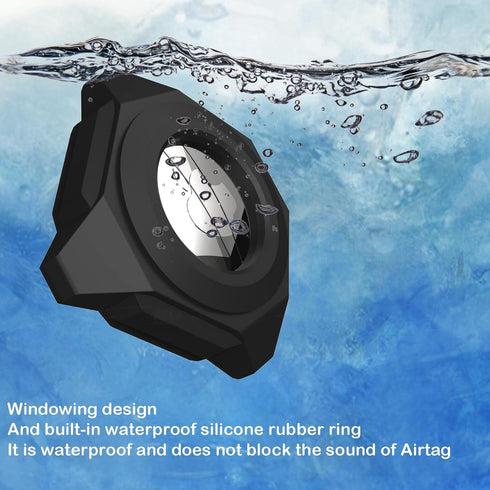 Airtag Holder Strong Case Waterproof Stick-On Mount for Airtag Protective Pasteable Accessories Air Tag Case with Apple AirTag Hidden Protective L...