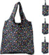HOLYLUCK Reusable Grocery Bags,Heavy Duty Foldable Shopping Tote Bag (Standard, 3 Dog Paw Prints)...