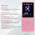 MP3 Player 32GB with Speaker Earphones Portable Music Player for Kids Support FM Radio Voice Recorder E-Book Support up to 128GB Pink......