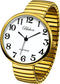 Blekon Collections New Super Large Face Stretch Band Japanese Movement PC21J Fashion Watch (Gold)...