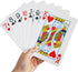Yuanhe Jumbo Large Playing Cards - Giant Deck of Cards Oversized Full Deck Huge Poker for Casino Party Decorations, 5x7 inch...