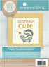 Dimensions So Stinkin' Cute' Beginner's Embroidery Kit, 5'' x 5''...