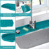 30 Inch Sink Splash Guard, Large Size Kitchen Sink Splash Guard, Longer Silicone Faucet Handle Drip Catcher Tray for Kitchen Countertop, Bathroom,...