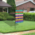 love thy neighbor garden flag Love your Neighbor Yard Sign Garden Flags Rustic Country Decor Yard Decor Outdoor Decor Double Sided Flax Garden Fla...