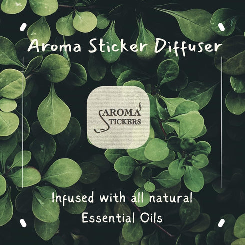 AROMA STICKERS® Original Blend Relax - 100% Natural Essential Oil Scented Mask Sticker Diffuser for Personal Space - Pillows & Eye Mask - Aromathe...