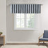 Madison Park Andora Embroidered-Rod Pocket Valance, Tree Small Faux Silk Valances for Window, 50" x 18", Blue...