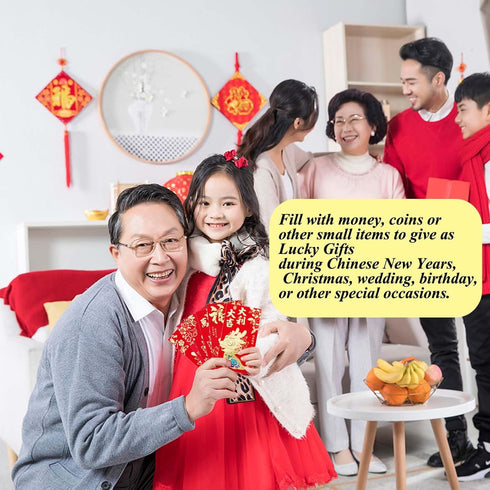 Red Envelopes Chinese New Year Envelopes Lucky Money Envelopes, Gift Money Envelopes 2024,Dragon Year Envelope Red Packets Hong Bao, Spring Festiv...