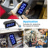 EEEkit 4 Digital Blue LED Tachometer, RPM Speed Meter Digital Motor with Hall Proximity Switch Sensor NPN for Conveyor Belts...