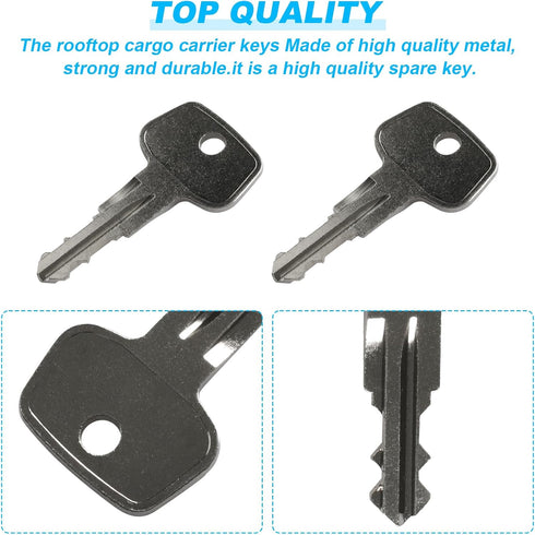 N008 Thule Series frame key,Thule roof rack replacement key,Replacement key for Yakima & Thule Ski, Roof,Cargo Box, Carrier Racks and Crossbars[Co...