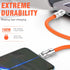 USB C to USB C Silicone Cable 6.6FT, Ultra Flexible & Soft USB Type C 100W Fast Charging Cable, Geek Industrial PD Data Transfer Cable for Phones,...
