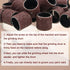 26 Pack Nail Grinder for Dogs Replacement Kit Sanding Drum Set Grit Sand Bands Shank Rotary Tool Kit Pet Nail Smoother Dog Claw Care (80#/120#)...
