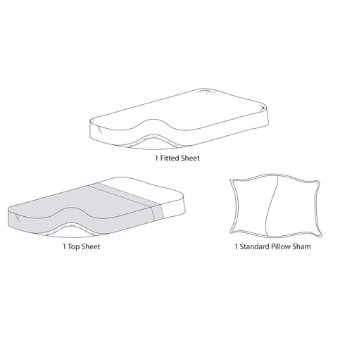 TL Care 100% Natural Cotton Jersey Knit 3-Piece Toddler Sheet Set, Pink, Soft Breathable, for Girls...