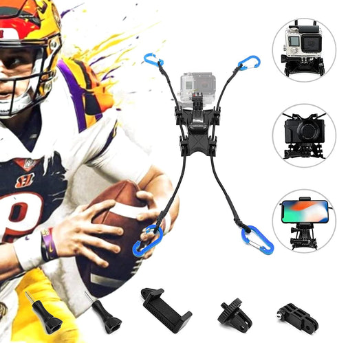 Fence Mount Gopro Fence Mount Compatible with GoPro, iPhone Mevo Start and Other Action Cameras for Softball, Tennis, Baseball, Football, Net/Chai...