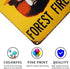CCPARTON Smokey Bear Prevent Forest Fires Outdoors Metal Tin Sign Wall Decor Retro Metal Signs 8x12 Inch...