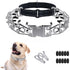 Dog Training Collar, No Pull Dog Collar Dog Basic Collar for Small Medium Large Dogs with Quick Release Buckle,Extra Links, Rubber Tips(Black, S)...