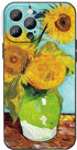 Compatible with iPhone 14 Pro Max,Yellow Floral Sunflowers Van Gogh Art Aesthetic Design Phone Case,TPU Shockproof Waterproof Antishock Phone Prot...