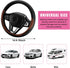 Car Steering Wheel Cover, Universal 15" Anti-Slip Auto Steering Wheel Protector for Men Women, Breathable Odor Free Leather Steering Wheel Car Acc...