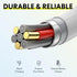 Overtime iPhone Lightning Cable, MFI Certified, Portable & Smart Charging USB A to Lightning Cable, Fast Apple Charging Cord, 6ft iPhone Charger C...
