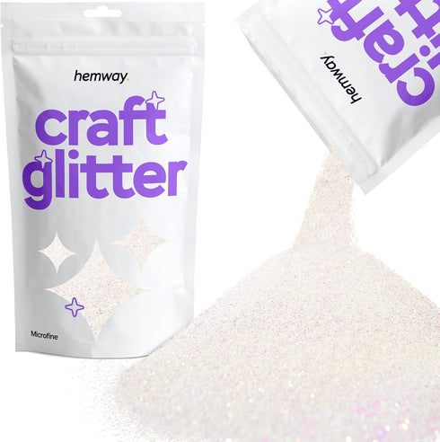 Hemway Craft Glitter 100g / 3.5oz Glitter Flakes for Arts Crafts Tumblers Resin Epoxy Scrapbook Glass Schools Paper Halloween Decorations - Microf...