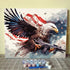 Tucocoo Fighting Eagle DIY Paint by Numbers for Adults Beginner Kids,Oil Painting Acrylic Paint by Numbes Kits on Canvas, Painting Kit Gifts Arts ...