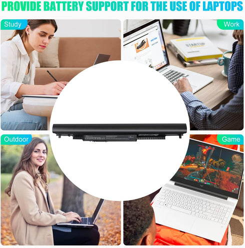 Laptop/Notebook Battery Replacement for HP 776622-001 728460-001 TPN-Q130 752237-001 TPN-Q132 LA04 TPN-Q129 LA04DF HSTNN-DB5M HSTNN-YB5M F3B96AA H...