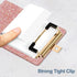 Acrylic Clipboards, Fashion Glitter Clipboard, Stardard Letter Size Clip Board, Size 4" x 6", Cute Confetti Clipboards for Women, Rose Gold Desk O...