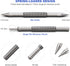 Spring Loaded Nail Set Tools,2-PCS Dual Head Nail Setter and Hinge Pin Punch Set, Hammerless 1/16?& 3/32?Spring Nail Set, Super Strong Force Door ...