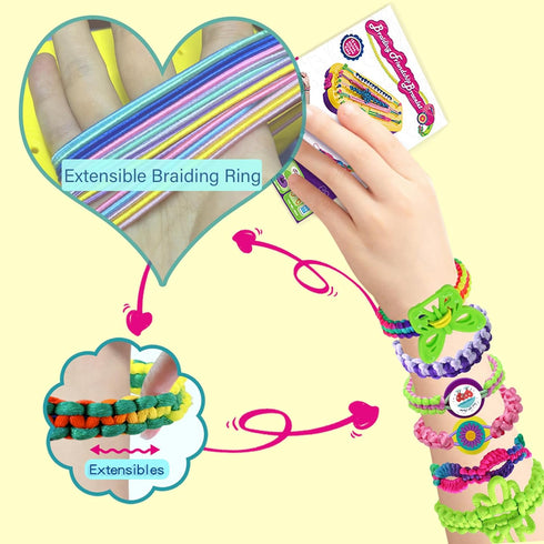 AMAZYJOYS Friendship Bracelet Making Kit for Girls Age 8-12 | DIY Arts and Crafts for Kids | Christmas Birthday Gifts Ideas for Girl 8 9 10 11 Yea...