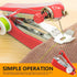 Sewing Machine Handheld Mini Stiching Machine Portable Hand Stitching Machine Tiny Single Stitch Sewer for Clothes (Red)......