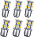 GRV Ba15d 1142 1076 13-5050SMD Warm White LED Bulb AC/DC12V-24V RV Light Bulbs Interior,Replacement for 12Volt Turn Single Light Bulb,Travel Trail...
