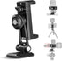 NEEWER Metal Phone Tripod Mount Adapter with Arca QR Base, Cold Shoe, 360° Swivel 180° Tilt, Phone Holder Compatible with iPhone 15 Pro Max Galaxy...