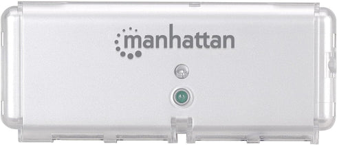 Manhattan 4-Port Hi-Speed USB Pocket Hub - Silver (160599)...